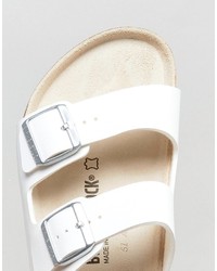 Sandales blanches Birkenstock