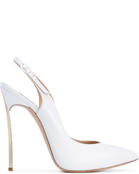 Sandales blanches Casadei
