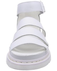 Sandales blanches Dr. Martens