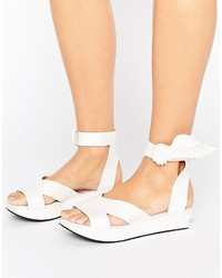 Sandales blanches Melissa