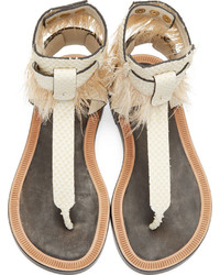 Sandales blanches Isabel Marant