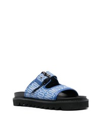 Sandales bleu clair Moschino