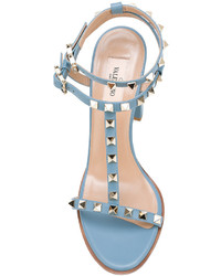 Sandales bleu clair Valentino