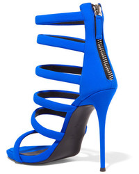 Sandales bleues Giuseppe Zanotti