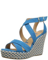 Sandales bleues Elle