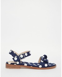 Sandales bleues Asos