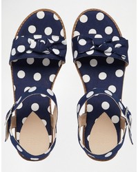 Sandales bleues Asos