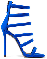 Sandales bleues Giuseppe Zanotti