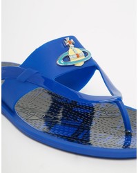 Sandales bleues Vivienne Westwood