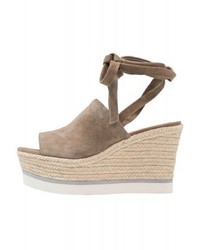 Sandales compensées marron clair BCBGeneration