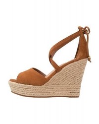 Sandales compensées tabac UGG