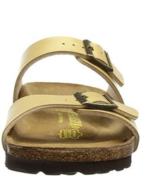 Sandales dorées Birkenstock