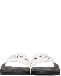 Sandales en caoutchouc blanches Givenchy