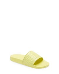 Sandales en caoutchouc jaunes