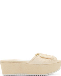 Sandales en cuir beiges Amélie Pichard