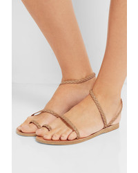 Sandales en cuir beiges Ancient Greek Sandals