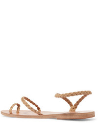 Sandales en cuir beiges Ancient Greek Sandals