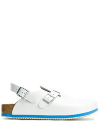 Sandales en cuir blanches Birkenstock