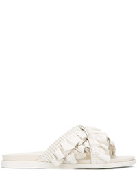 Sandales en cuir blanches Simone Rocha