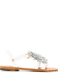 Sandales en cuir blanches Vivienne Westwood