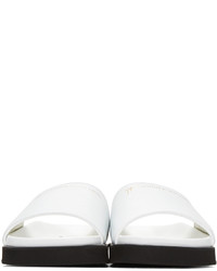 Sandales en cuir blanches Giuseppe Zanotti