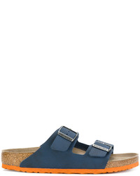 Sandales en cuir bleues Birkenstock