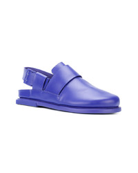 Sandales en cuir bleues Camper