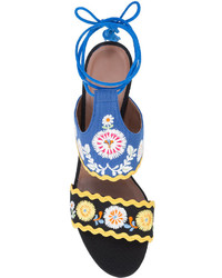 Sandales en cuir bleues Tabitha Simmons