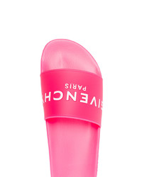 Sandales en cuir fuchsia Givenchy