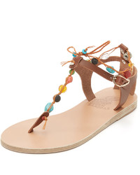 Sandales en cuir marron clair Ancient Greek Sandals