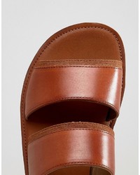Sandales en cuir marron clair Aldo