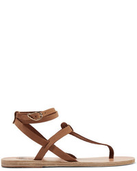 Sandales en cuir marron Ancient Greek Sandals