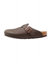 Sandales en cuir marron Birkenstock