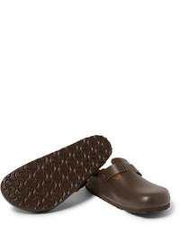 Sandales en cuir marron Birkenstock