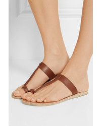 Sandales en cuir marron Ancient Greek Sandals