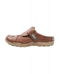 Sandales en cuir marron Mustang