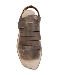 Sandales en cuir marron Dimissianos & Miller