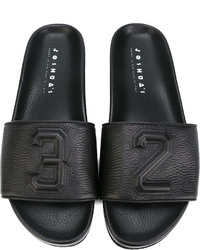 Sandales en cuir noires Joshua Sanders