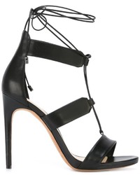 Sandales en cuir noires Alexandre Birman