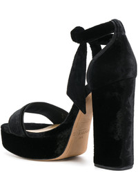 Sandales en cuir noires Alexandre Birman