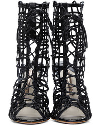 Sandales en cuir noires Sophia Webster