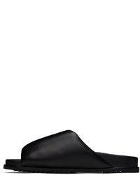 Sandales en cuir noires Rick Owens