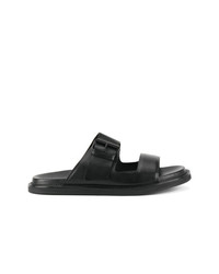 Sandales en cuir noires DSQUARED2