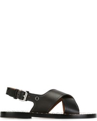 Sandales en cuir noires Etoile Isabel Marant