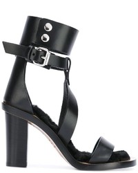 Sandales en cuir noires Etoile Isabel Marant