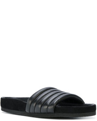 Sandales en cuir noires Isabel Marant