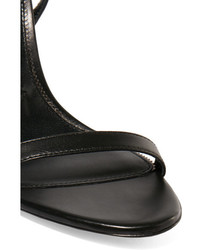 Sandales en cuir noires Tom Ford