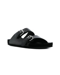 Sandales en cuir noires Isabel Marant