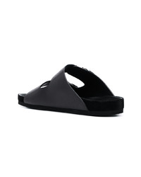 Sandales en cuir noires Isabel Marant