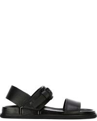 Sandales en cuir noires Maison Margiela
